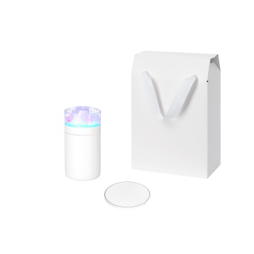 Portobello Подарочный набор Кристалл, Аурис (Crystal, Auris), белый (увлажнитель воздуха, зарядное устройство) с логотипом на заказ