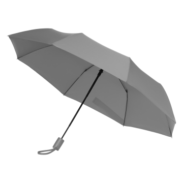 Portobello Зонт складной Atlanta, серый с логотипом на заказ