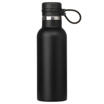 Portobello Термобутылка вакуумная герметичная Modena, черная с логотипом на заказ