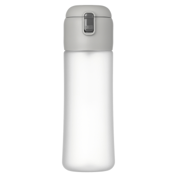 Portobello Бутылка для воды Капелла, серая с логотипом на заказ