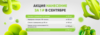Брендирование за 1 рубль