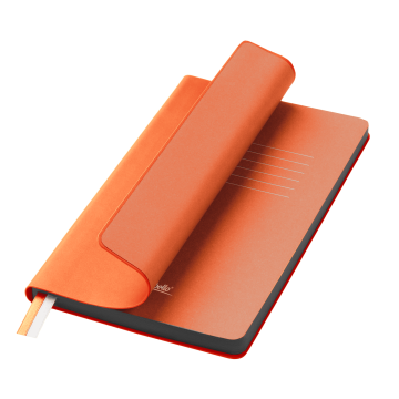 Portobello Ежедневник Moon river недатированный, оранжевый с логотипом на заказ