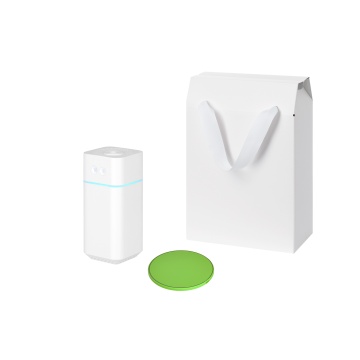 Portobello Подарочный набор Cloud NEO, Auris, салатовый (увлажнитель воздуха, зарядное устройство) с логотипом на заказ