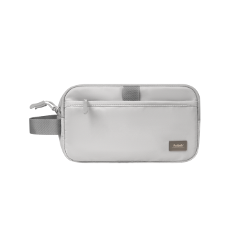 Portobello Дорожная косметичка Boston, серая с логотипом на заказ