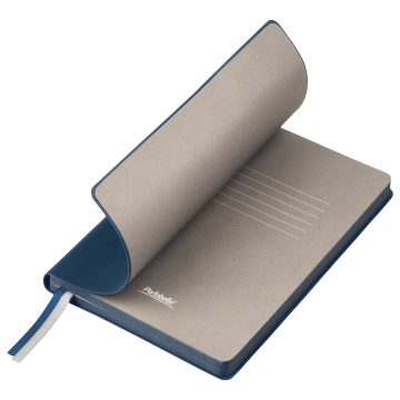 Portobello Ежедневник Рейн (Rain) недатированный, синий с логотипом на заказ