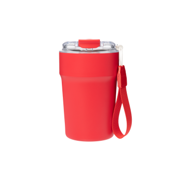 Portobello Термокружка вакуумная Монако (Monaco), красная с логотипом на заказ