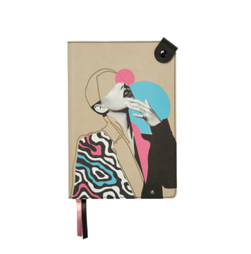 Portobello Ежедневник Pure недатированный, бежевый с логотипом на заказ