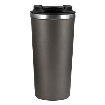Portobello Термокружка вакуумная Palermo, серая, матовая поверхность с логотипом на заказ