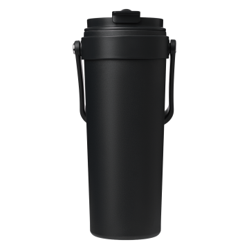 Portobello Термокружка вакуумная Solo, черная с логотипом на заказ