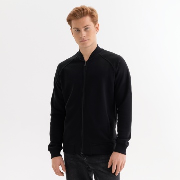 Portobello Толстовка на молнии унисекс TORRES NEO черная, размер M с логотипом на заказ