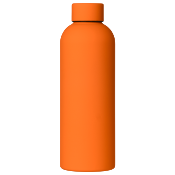 Portobello Термобутылка вакуумная герметичная Прима (Prima), оранжевая с логотипом на заказ