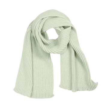 Portobello Шарф Форгес (Forges) вязаный, салатовый с логотипом на заказ