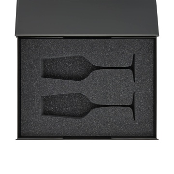 Portobello Ложемент под 2 бокала для шампанского (рифленое стекло) в среднюю коробку-трансформер (арт. 695721) с логотипом на заказ