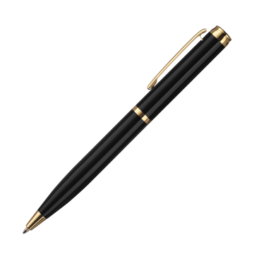 Portobello Шариковая ручка Соната (Sonata), черная/позолота с логотипом на заказ
