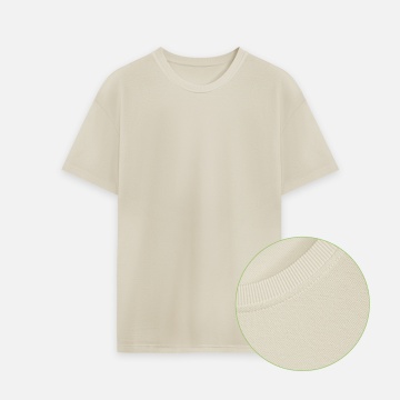 Portobello Футболка унисекс премиум AURA, 100% хлопок 200гр. бежевый, размер 3XL/4XL с логотипом на заказ