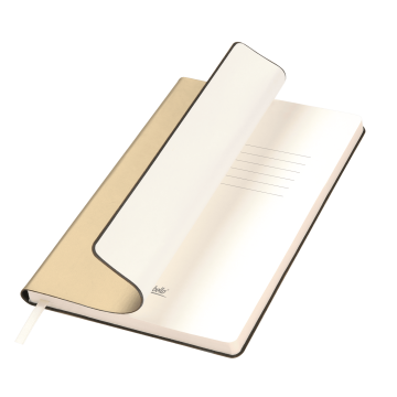Portobello Ежедневник Spark недатированный, белое золото (без упаковки, без стикера) с логотипом на заказ